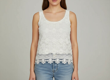 bluzka siateczka z cyrkoniami stradivarius: Women's blouse, size S