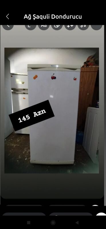 Qazanlar: 1 qapılı Indesit Soyuducu Satılır, rəng - Ağ