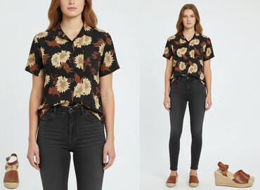 kurtka koszulowa c a: Women`s shirt, size S