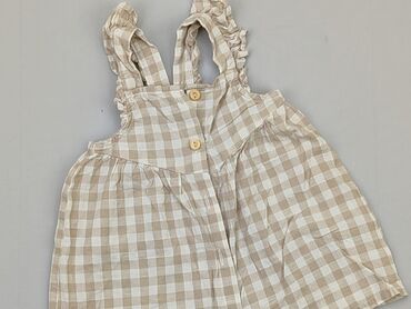 spodnie garniturowe w kratę: Dungarees, H&M, 3-6 months, condition - Very good