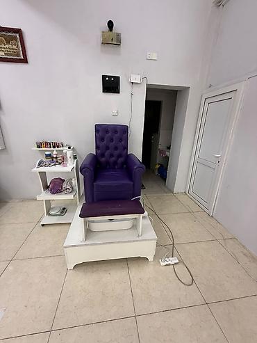 tıbbi masaj: Pedikür kreslosu və podiyum dəsti - Rəng: bənövşəyi (kreslo və — 2