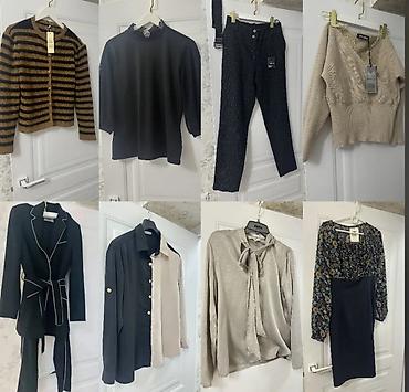 Брючные костюмы: Женская одежда, покупала в Дубаи/Италии, размер s/m, l до 44. Цены от at lalafo.kg — 1 Брючные костюмы: Женская одежда, покупала в Дубаи/Италии, размер s/m, l до 44. Цены от — 1