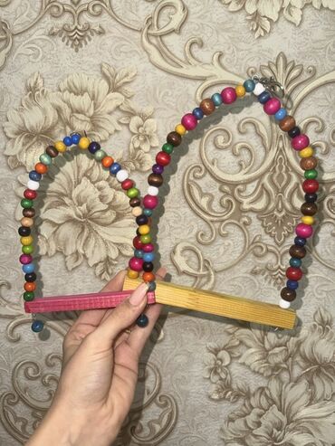 Oyuncaqlar: Papuqay və xırda quşlar üçün asılqan–oyuncaq Balaca yelləncək quşlar — 1