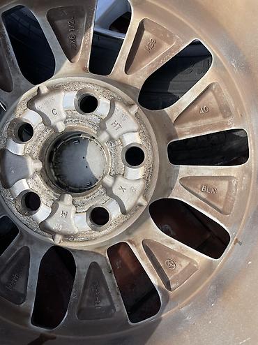 Диски: Литые Диски R 15 Toyota, Комплект, отверстий - 5, Б/у — 9