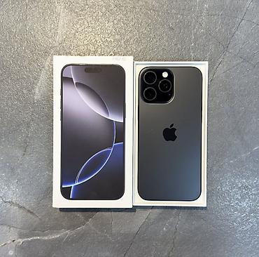 IPhone 16 Pro Max, Новый, 256 ГБ, Black Titanium, Защитное стекло, 89 %
