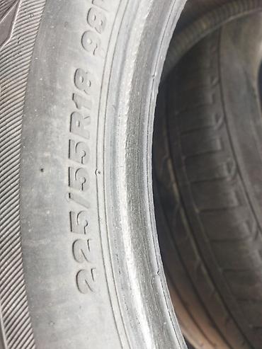 Шины 225 / 55 / R 18, Лето, Б/у, Комплект, Легковые, Япония, Bridgestone