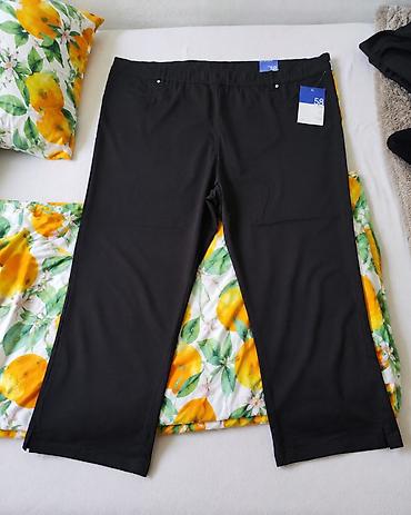 Pantalone: Ženske pantalone – plus size - Model: klasične crne pantalone ravnog — 4