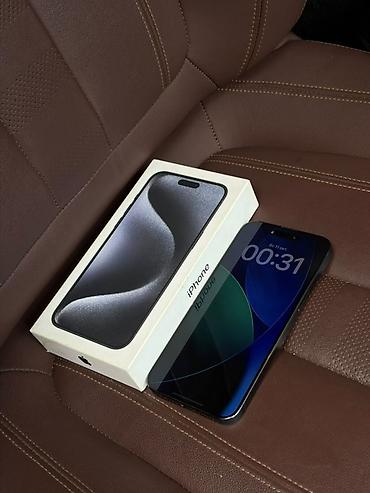iphone pro max: IPhone 15 Pro Max, Б/у, 256 ГБ, Black Titanium, Коробка, 77 % — 5