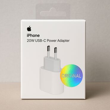 "Apple" iPhone şarj başlığı ✅ORG - məhsula cavabdehik Qutu "Apple"
