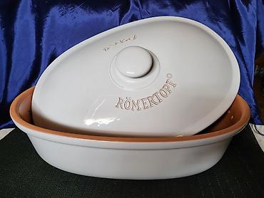 Kuhinjski setovi: Original nov velik pekac Nemacka Romertopf. Originalni pekac sa — 1