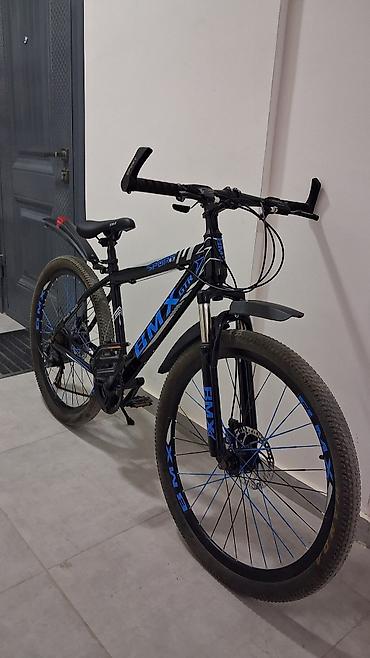 irsad telecom velosiped: BMX GTR dağ velosipedi - Geniş ölçülü 26" təkərlər, mavi saplamalı — 2