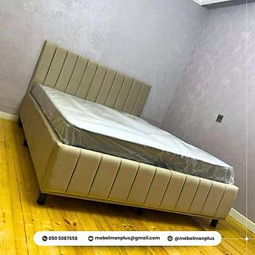 mebelman: Yeni, İkinəfərlik çarpayı, Bazalı, Matras ilə, Siyirməsiz, Azərbaycan — 7