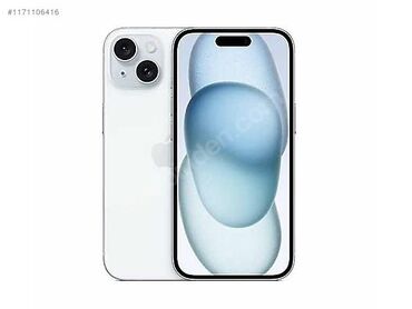 Apple iPhone: IPhone 15, 128 GB, Ağ, Face ID