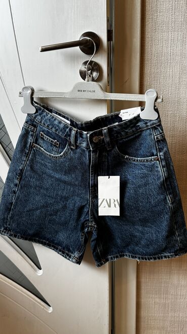 zara azərbaycan: Şort, Zara, XS (EU 34), rəng - Mavi