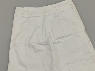 spódnice jeans biała: Spódnica, M, stan - Dobry