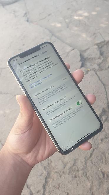 moza air: IPhone Xs, Новый, 64 ГБ, Золотой, Чехол, 73 % — 4