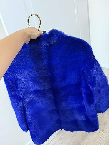 helio strap: Шуба из натурального меха (крашенная норка) стриженнаянасыщенного — 2