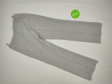 neutralny kolor: Spodnie materiałowe damskie, rozmiar L — 3