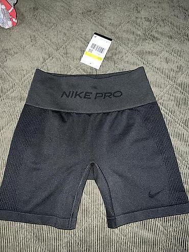 boss bermude: Nike Pro Seamless High Rise 5inch Shorts vel. S NOVO IF — 5