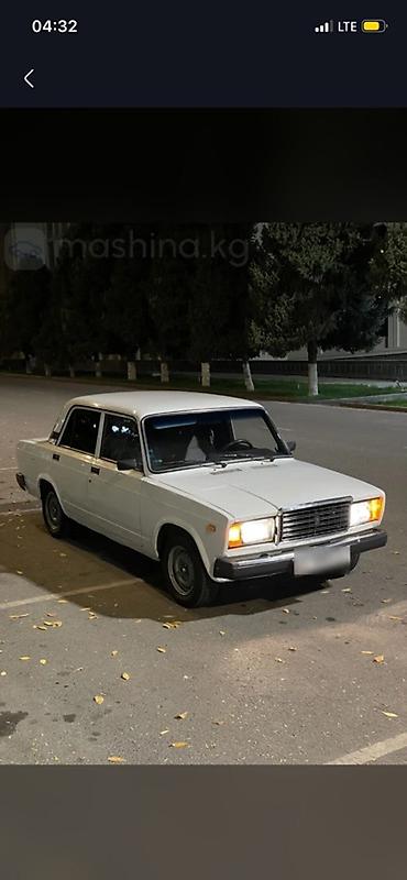 авто вшка: ВАЗ (ЛАДА) 2107: 2010 г., 1.6 л, Механика, Бензин, Седан — 1
