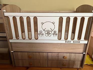 tehmine mebel: Uşaq beşiyi – “Baby Room” dizaynı - Material: ağac teksturalı — 1