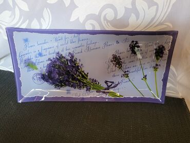 Ostalo posuđe: Tanjir nov barok 2016g italijanski dezen staklen. Tanjir iz 2016g za — 8