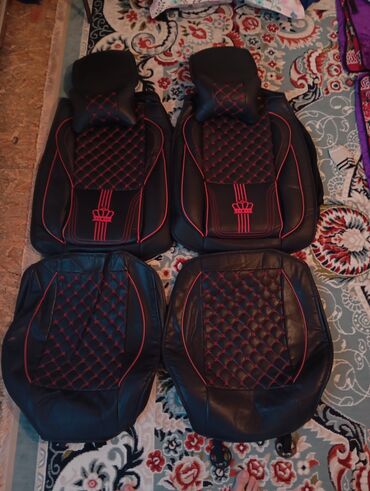 Чехлы и накидки на сиденья: Чехлы С подушкой, цвет - Черный, Universal Seat cover, Новый, Платная доставка