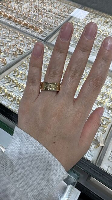 Кольца: Кольцо, Коктейльное, Проба 585, Женские, Без вставки, Новый — 13