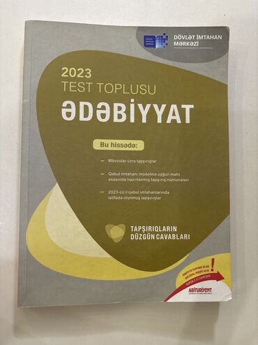 cadu kitabı pdf: Ədəbiyyat: test toplusu