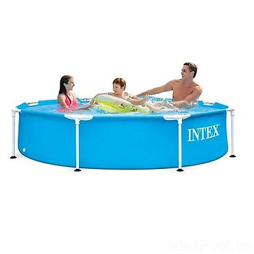 Бассейны: Каркасный бассейн Intex (круглый) Размер:244*51 - Тип: наземный — 1