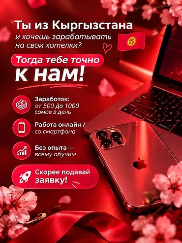 Онлайн‑подработка для жителей Кыргызстана - Формат: работа удаленно
