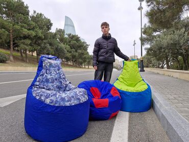 Pufiklər: Yeni, Pufik-kreslo, Parça, Kredit yoxdur, Çatdırılma yoxdur — 16