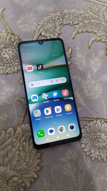оперативка: Redmi, Redmi A3x, Б/у, 128 ГБ, цвет - Голубой, 2 SIM