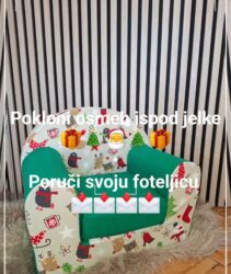 Foteljice: Praktične dečije foteljice, izrađene od čvrstog sunđera. Presvučene — 8