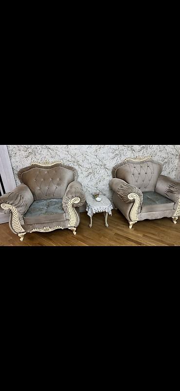 2ci el perde: Divan, İşlənmiş, Açılmayan, Bazasız, Vеlur parça, Çatdırılma yoxdur — 1