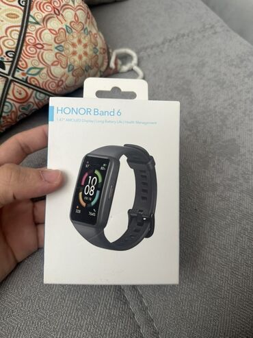 Smart qolbaqlar: Yeni, Smart qolbaq, Honor, Bluetooth, rəng - Qara