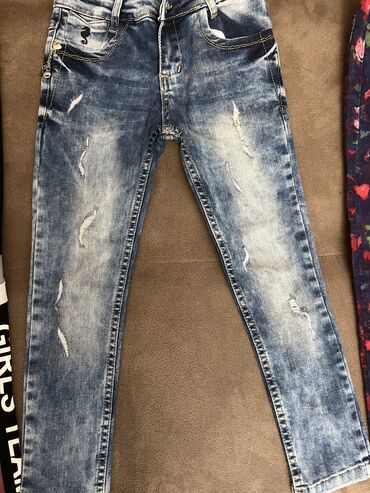 Cinslər və şalvarlar: Cins şalvar, Qız üçün, 5 - 6 yaş — 5