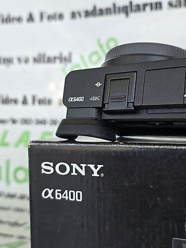 mini dv kamera: Sony Alpha a6400 Gəlmədir Azərbaycanda istifadə olunmayıb. Video və — 3