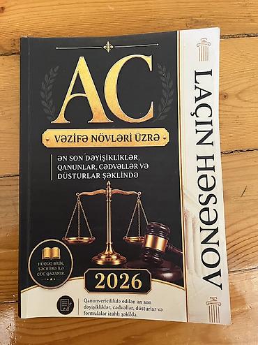 Məhsul: “AC – Vəzifə Növləri üzrə” (2026 buraxılışı) kitabı Müəllif