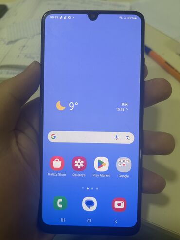 Samsung: Samsung Galaxy A32 5G, 64 GB, rəng - Qara, Barmaq izi, İki sim kartlı, Face ID