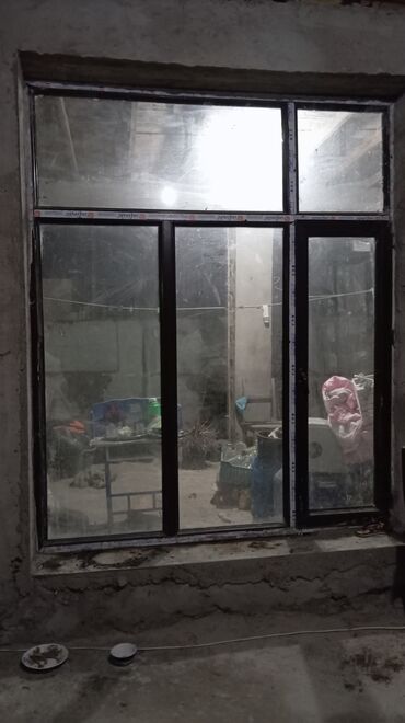 plastik pəncə: İşlənmiş İki qat şüşə paketi Plastik pəncərə, Еni: 2 sm, Uzunluğu: 250 sm, Ödənişli quraşdırma