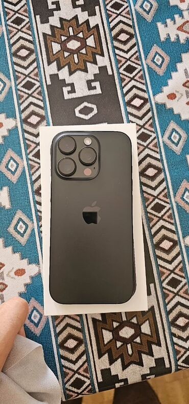 Apple iPhone: IPhone 16 Pro, 256 GB, Black Titanium, Zəmanət