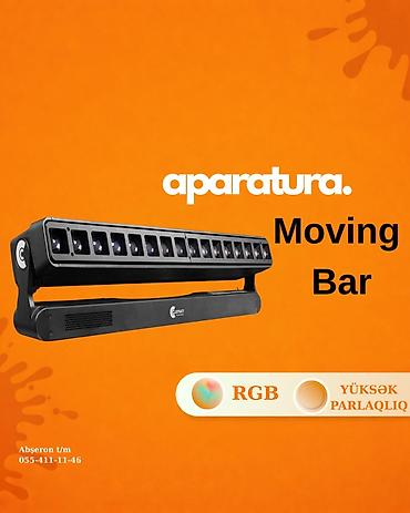 ses dinleyici: RGB Moving Bar Səhnə və şadlıq sarayları üçün dinamik hərəkətli işıq — 1