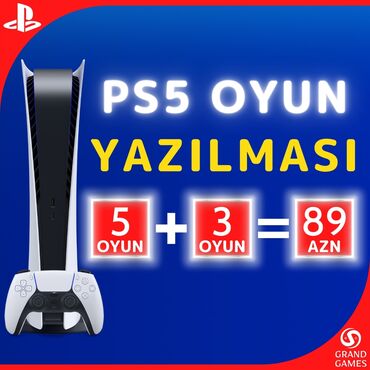 PS5 (Sony PlayStation 5): 🕹️ PlayStation 5 Oyunlarının Yazılması. ⏰ 24/7 zəng edə və WhatsApp'a