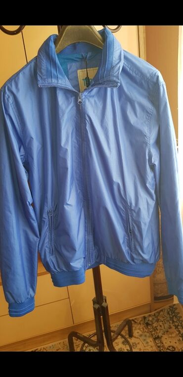 kisi geyimleri kurtkalar: Куртка M (EU 38), цвет - Синий