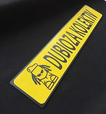 Tuning oprema: Auto table - ukrasne pvc tablice po želji - 2119 📌 opis: ne radimo — 2