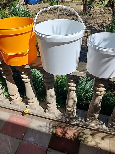 Все для дома и сада: Plastik vedreler.20lt.sadece 1defe istifade olunub — 3