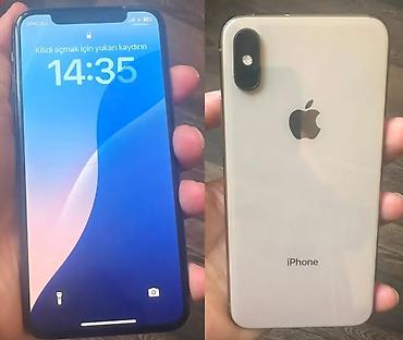 ipone 7 plus: IPhone X, Gümüşü, Face ID — 1