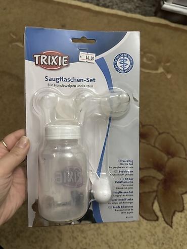 it balasi: TRIXIE Saugflaschen-Set – balaca it və pişik balaları üçün yemləmə — 1