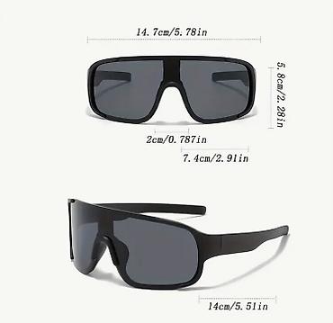 Маски, очки: ✅Солнцезащитные,панорамные,стильные очки в стиле CROSS-BORDER.😎✌️ — 5